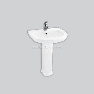 Chậu rửa lavabo treo tường và chân Viglacera VI3N