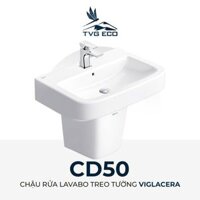 Chậu rửa lavabo treo tường Viglacera CD50