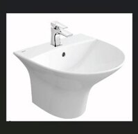 Chậu Rửa Lavabo Viglacera V63 Liền Khối Treo Tường (Thiết bị vệ sinh giá rẻ tại Bình Dương)