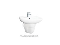 Chậu rửa Lavabo Viglacera BS409 + chân BS502