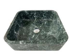 Chậu rửa lavabo vuông mỏng màu xanh dưa Eximstone BST52