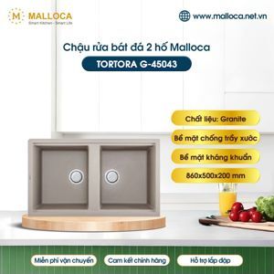 Chậu rửa Malloca Tortora G-45043