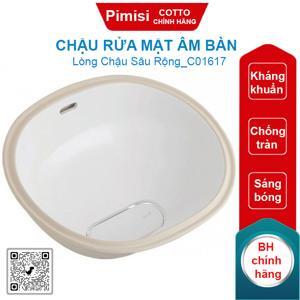 Chậu rửa mặt âm bàn Cotto C01617