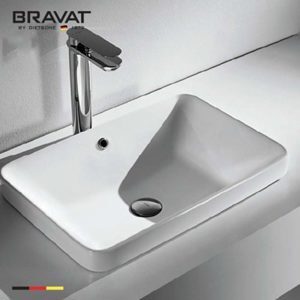 Chậu rửa mặt Bravat C22327W