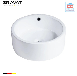 Chậu rửa mặt Bravat C22334W