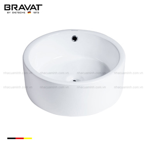 Chậu rửa mặt Bravat C22334W