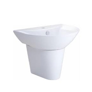 Chậu rửa mặt chân ngắn Cotto C02197+C4219