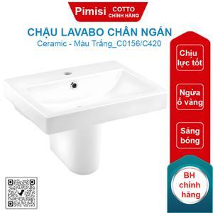 Chậu rửa mặt Cotto C0156+C420