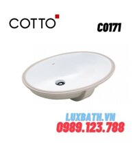 Chậu rửa mặt COTTO C0171 âm bàn