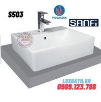 Chậu rửa mặt đặt bàn Sanfi S503