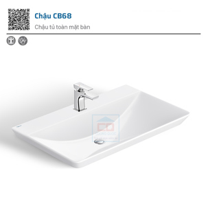 Chậu rửa mặt đặt bàn Viglacera CB68