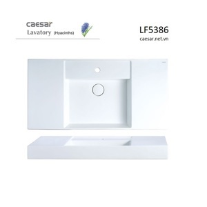 Chậu rửa mặt dương bàn Caesar LF5386
