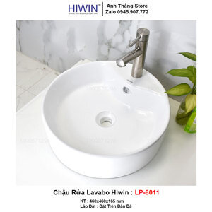 Chậu rửa mặt  Hiwin LP-8011
