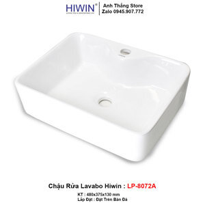 Chậu rửa mặt Hiwin LP-8072A
