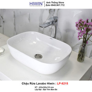 Chậu rửa mặt Hiwin LP-8215