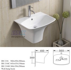 Chậu rửa mặt Imex IM 1317