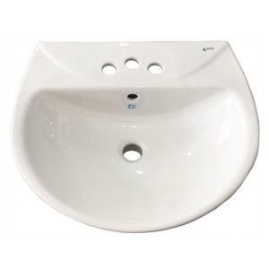 Chậu rửa mặt lavabo 3 lỗ Inax L285VEC