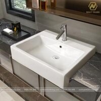 Chậu rửa mặt lavabo bán âm TOTO LT647CR