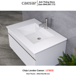Chậu rửa mặt Lavabo bàn đá Caesar LF5032