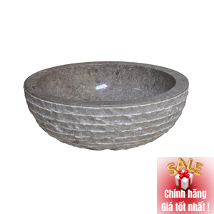 Chậu rửa mặt lavabo bằng đá KanLy MAR14Bi