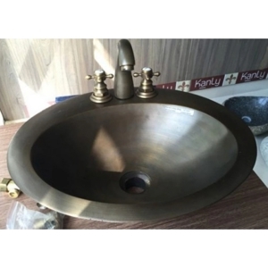 Chậu rửa mặt lavabo bằng đồng Kanly GCL08 (GC-L08)