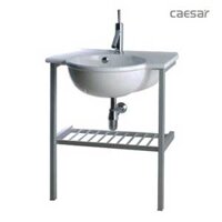 Chậu rửa mặt lavabo chân inox CAESAR LF5304 AS004