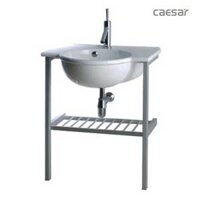 Chậu rửa mặt lavabo chân inox CAESAR LF5304 AS004