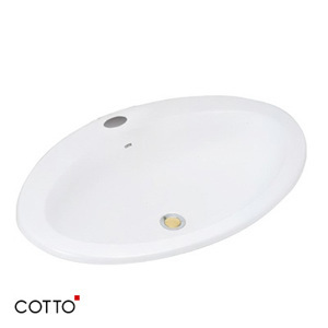 Chậu rửa mặt lavabo COTTO C019 (âm bàn đá)