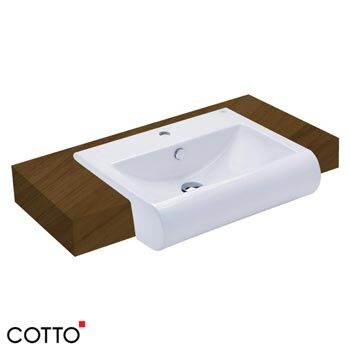 Chậu rửa mặt lavabo Cotto C02237 (bán âm bàn)