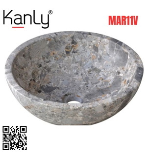 Chậu rửa mặt lavabo đá Kanly MAR11V