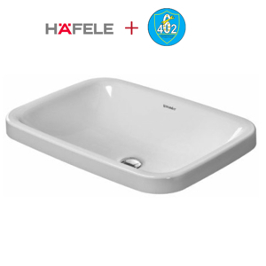 Chậu rửa mặt lavabo DURAVIT Durastyle 588.45.202 dương vành