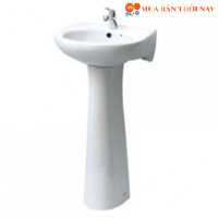 Chậu rửa mặt lavabo Inax L-282V/L-284VD treo tường Chân Dài