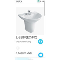 Chậu rửa mặt Lavabo L-288V