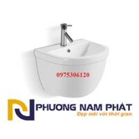 Chậu Rửa Mặt Lavabo Liền Khối Hàng Kassani 9213 Nhập Thái Lan Men NANO