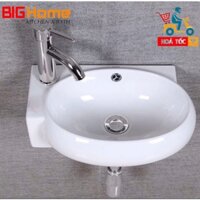 Chậu rửa mặt lavabo mini treo góc , lavbao y tế phù hợp cho phòng mạch, nhà vệ sinh nhỏ, bảo hành chính hãng men 10 năm