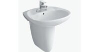 Chậu rửa mặt lavabo treo tường Inax  L-284V và chân ngắn L-284VC