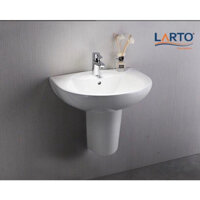 Chậu rửa mặt rửa tay lavabo LARTO -Lavabo  Treo Tường  hàng chính hãng bảo hành 10 năm 8030