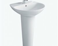 Chậu rửa mặt treo tường inax  L-285VFC - Chân dài L-288VD