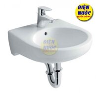 Chậu rửa mặt treo tường nhỏ mini giá rẽ INAX L-282V + vòi lavabo LFV-17