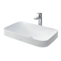 Chậu rửa mặt treo tường nóng lạnh cao cấp Toto LT5715