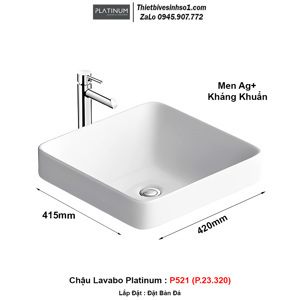 Chậu rửa mặt Viglacera Platinum P.23.320