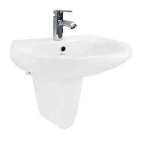 Chậu rửa mặt Viglacera VI5 + chân treo