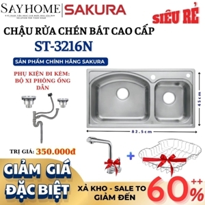 Chậu rửa SAKURA ST-3216N