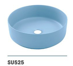 Chậu rửa sứ màu men mờ Kanly SU525