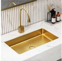 Chậu rửa tay inox – âm mặt đá – nhà tắm – model 206