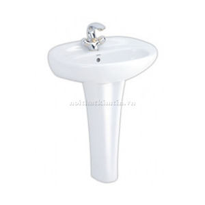 Chậu rửa treo tường chân dài Cotto SC032