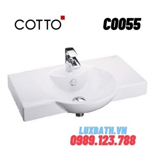 Chậu rửa treo tường Cotto C0055