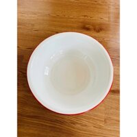 Chậu sắt tráng men loại siêu dày đặc biệt size 36cm - miệng đỏ