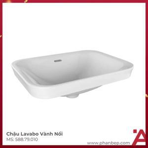 Chậu sứ vành nổi Sapporo 560