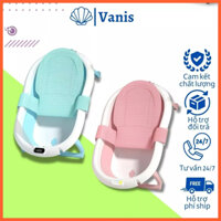 Chậu tắm cảm biến nhiệt độ nước cho bé, thau tắm cao cấp cho bé, bồn tắm có lưới tắm thông dụng đỡ trẻ